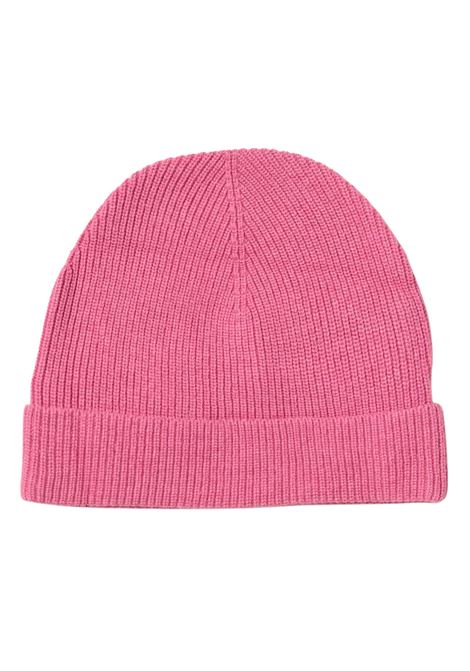 Cappello bambina in misto lana e cashmere PALM ANGELS | PGLC005F22KNI001/MFUCSIA